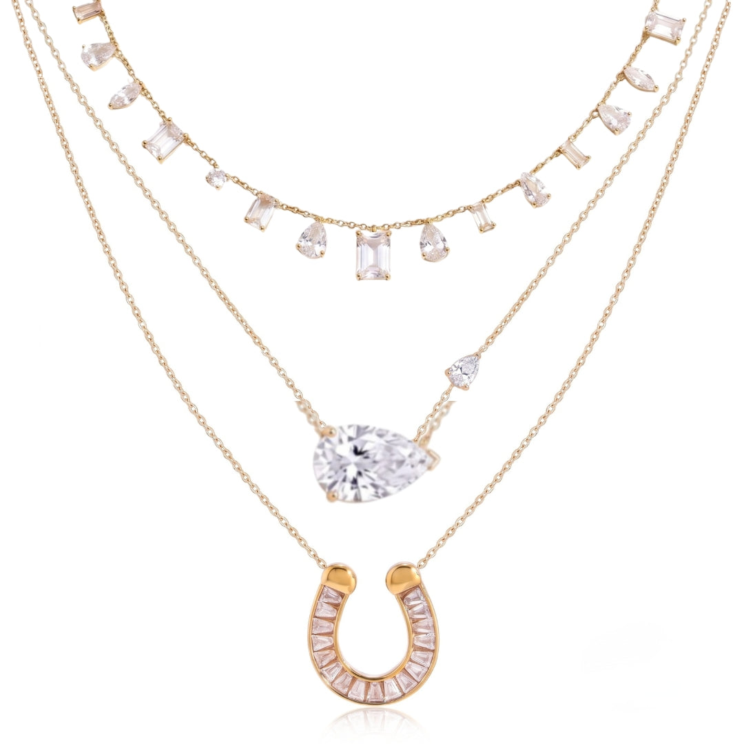 BEL AIR MONACO LUCKY GIRL NECK STACK