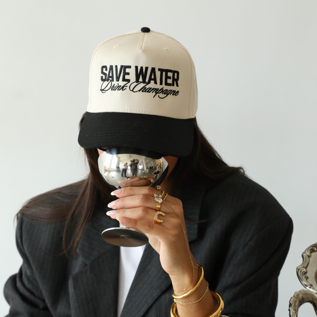 Save Water Drink Champagne Hat