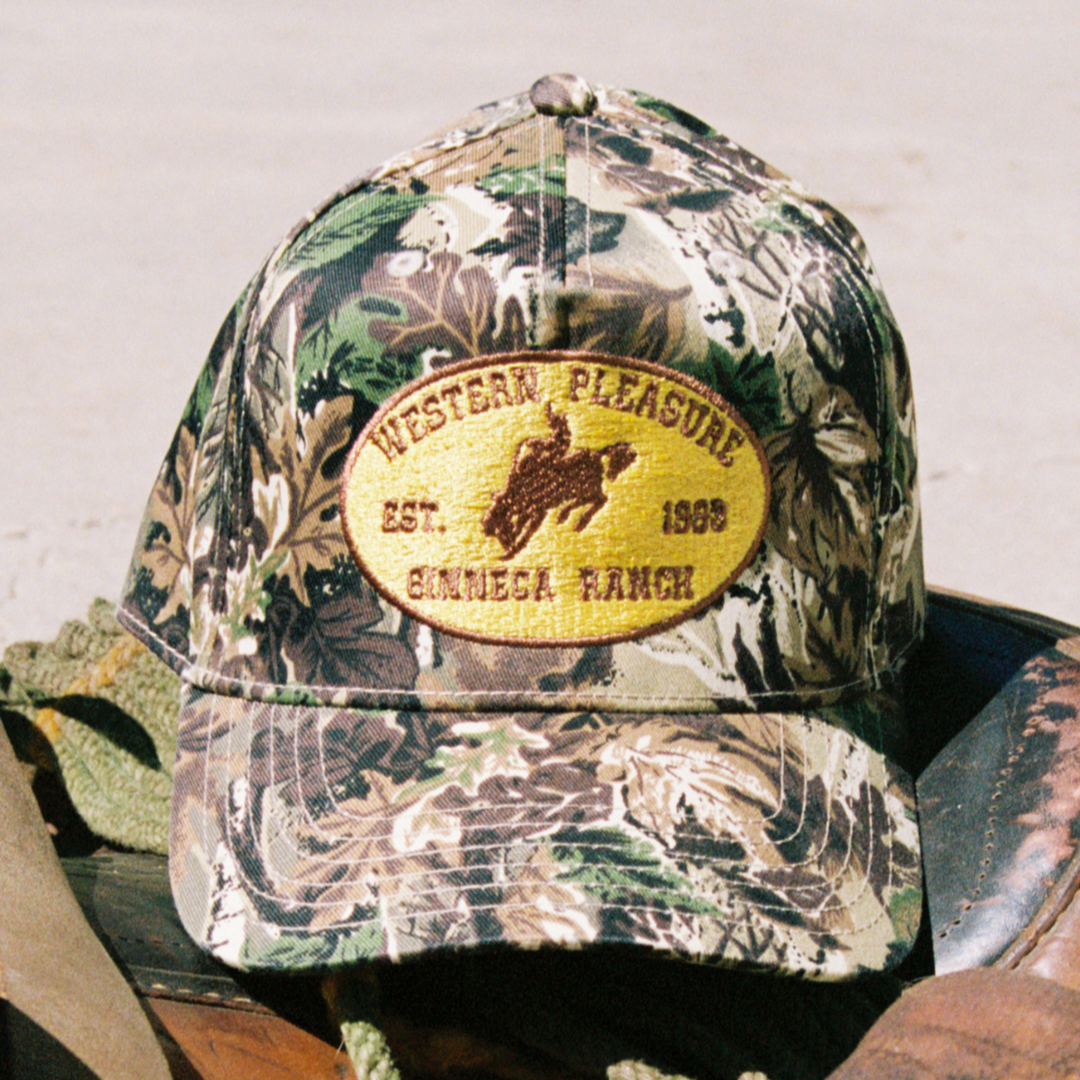 Western Pleasure Camo Patch Hat