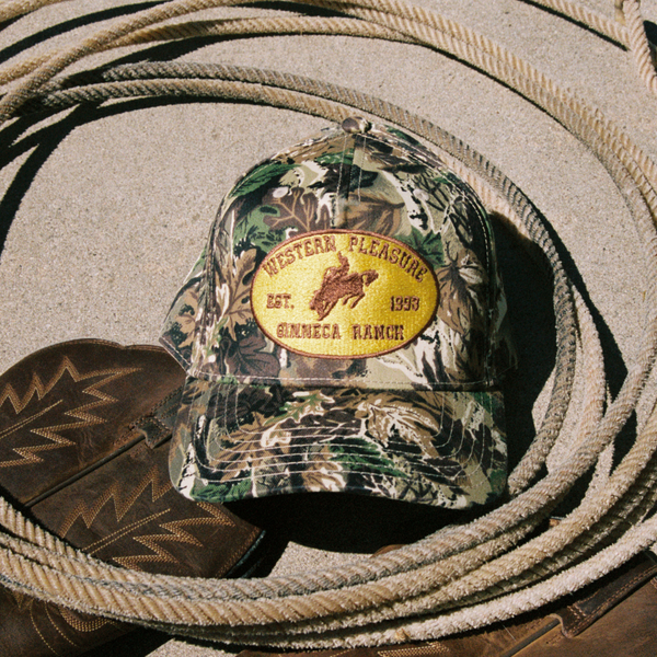 Western Pleasure Camo Patch Hat