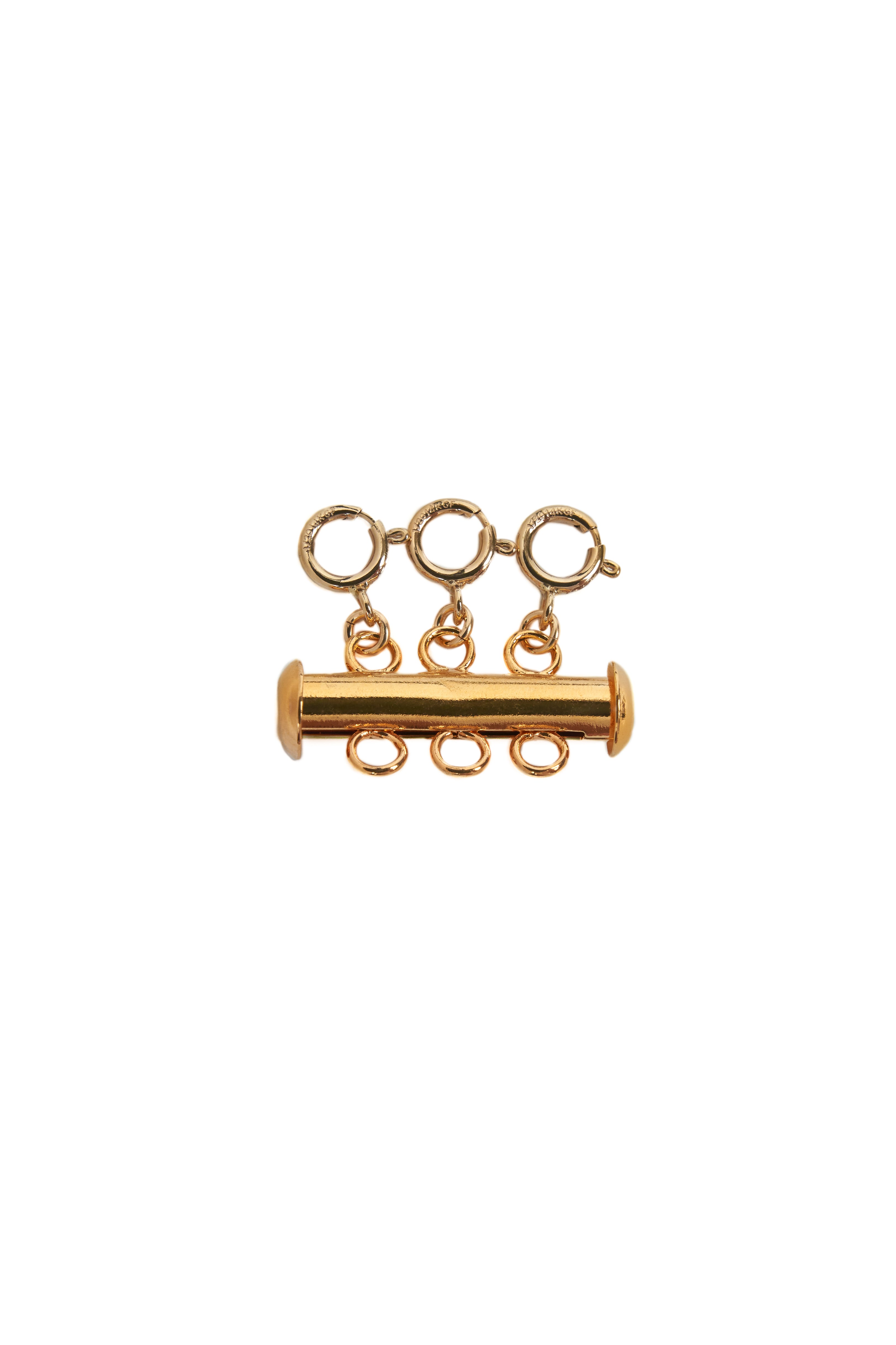 Stacker Clasp: 3 Layer - Gold Fill